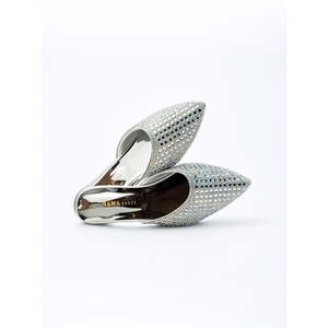 ปั๊มแฟนซีสีเงิน551 S อุดตันและล่อหรูหรา - Product Image 2