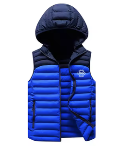 Chaleco acolchado de poliéster 100% cálido clásico de moda transpirable para hombres y el mejor artículo del mundo - Product Image 1