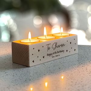 Natural Wood Candle Holder | Smooth Handmade <b>Work</b> | Wholesale Supplier - Product Image 1