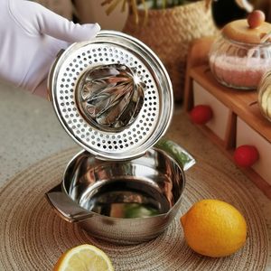 Presse-citron de qualité supérieure en acier inoxydable presse-fruits Orange citron vert citron presse-agrumes facile à utiliser fabricant de jus ustensile de cuisine - Product Image 1