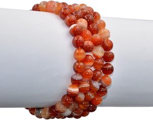 High Quality Carved Red Onyx <b>Crystal</b> Love Style Bracelet Trending Design Beaded Semi-Precious Stone <b>Crafts</b> Home Decor Gift - Product Image 1