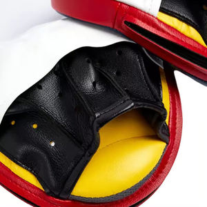 Almohadillas de enfoque de entrenamiento profesional de alta calidad logotipo personalizado cuero venta al por mayor guantes de kickboxing para adultos - Product Image 3