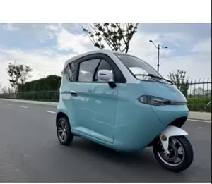 Triciclo elétrico adulto recém-montado, veículo com 3 rodas, scooter de mobilidade familiar, carro Tuk Tuk para venda, personalizável