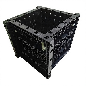 Sistema de Encofrado Modular Reutilizable para Pilares de Hormigón, Columnas Cuadradas Ajustables de Plástico ABS - Product Image 4