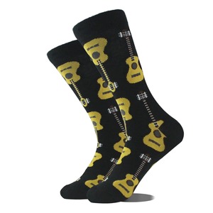 100% Cotton Custom Printed Logo <b>Men's</b> <b>Socks</b> Breathable Soft <b>Warm</b> Trendy Mid-Length Stretchable Anti-Bacterial for Autumn Season - Product Image 2