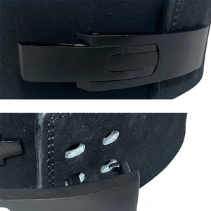 Cinturón de levantamiento de pesas ajustable Cinturón de gimnasio de cuero con logotipo personalizado para levantamiento de pesas - Product Image 5