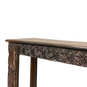 Handmade Heritage Carved <b>Console</b> Luxury Antique Design Style <b>Rustic</b> Living Room Furniture Marble Glass for Entry Villa Hotel - Product Image 2