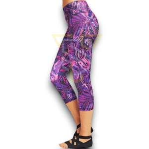 Legging XL pour femmes de haute qualité Design sublimé Unique matériau Spandex Durable impression sans couture taille élastique Leggings solides - Product Image 6