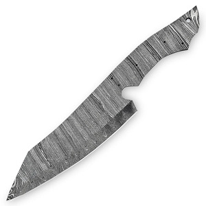Cuchillo de chef personalizable de acero de Damasco listo para enviar 60HRC estampado acero al carbono endurecido Uso de cocina con Funda de cuero de madera - Product Image 1