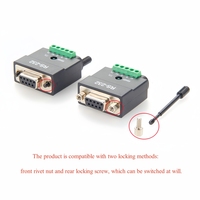 Convertidor RS232 a RS485, Adaptador de Interfaz Serial RS232 a TTL 3.3V/5V, 2 en 1, Comunicación Serial a 232-485/422, Full Dúplex