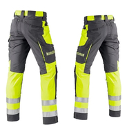 Pantalones de Trabajo Personalizados para Hombre, Reflectantes, Transpirables, de Secado Rápido, de Poliéster, sin Costuras, con Tecnología de Detección por Aguja, Duraderos