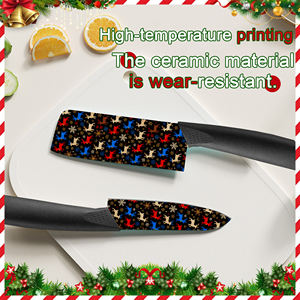 Cuchillo de Chef de Cerámica Directo de Fábrica con Mango de Plástico, Ambidiestro, Apto para Lavavajillas, para Uso Doméstico, ¡Gran Venta! En Stock, Envío Rápido - Product Image 5