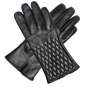Nouvelle mode en plein air hiver gants en cuir véritable vente chaude gants en cuir pas cher chaud écran tactile gants en cuir pour unisexe. - Product Image 2