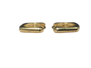 Pendientes de Aro Huggie de Oro de 10K/14K, Aros Pequeños y Gruesos para Uso Diario, Joyería Clásica para Mujer, Regalo de San Valentín - Product Image 1