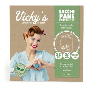 Cartamore Avana 3310101 Sacs de conservation des aliments 22 pièces 14x29 cm pour Virinnova - Product Image 1