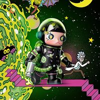 POP MART MEGA SPACE MOLLY 400% Figurine Rick and Morty en PVC ABS PC pour les fans de dessins animés adultes