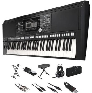 Nuevo juego completo de sintetizador de estación de trabajo arreglista de 61 teclas Original Yamahas PSR S975 con accesorios - Product Image 5