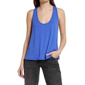 Camiseta sin Mangas de Algodón Sostenible para Mujer, Fabricada a Medida, Transpirable, de Secado Rápido, Ligera, Perfecta para Yoga y Fitness - Product Image 1