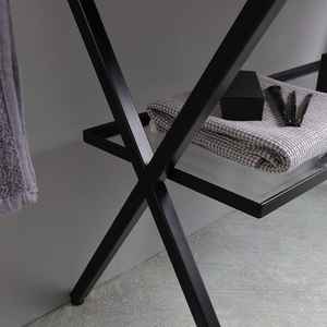 Meuble de salle de bain sur pied de 100 cm, design Madeira industriel - Product Image 6