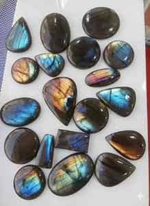 Cabujón de Labradorita Azul de Alta Calidad, Piedra Preciosa Suelta Multiflash para Joyería al por Mayor, Joyería de Labradorita, Labradorita Natural - Product Image 3