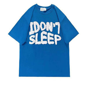 Alta calidad Streetwear gráfico Puff impreso personalizado Boxy Fit hombres ácido lavado Camiseta cuello redondo hombro caído camiseta para hombres - Product Image 1