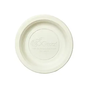 Bulk Sales Tableware Milky White Color 6 Inch Cornstarch Biodegradable Plates For Party Cold Hot Food Catering needs Takeaway