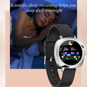 Reloj inteligente de lujo F9 V605 para mujer, pantalla táctil completa, seguimiento de fitness y sueño, banda de silicona IP68 Amoled para mujer, venta al por mayor - Product Image 3