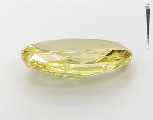ผู้ผลิตเพชรอินเดียได้รับการรับรอง6CT 7ct สีเหลืองรูปไข่ตัดหลวมเพชรสีแฟนซีสำหรับการทำสร้อยคอ - Product Image 3