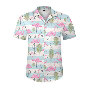 ชุดชายหาดฤดูร้อนลำลองของผู้ชายเสื้อลายดอกไม้วินเทจกางเกงขาสั้นแห้งเร็วสีทึบระบายอากาศได้ดีสวมใส่สบาย - Product Image 5