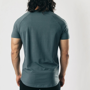 Camiseta de manga corta de algodón ligera y transpirable, para deportes de verano y ropa informal, diseño cómodo para la frescura durante todo el día - Product Image 4