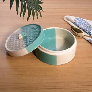 Casserole en céramique Aqua Elegance avec revêtement antiadhésif en émail, design minimaliste, compatible avec les cuisinières à gaz, réchauffeur de nourriture, logo personnalisé - Product Image 6