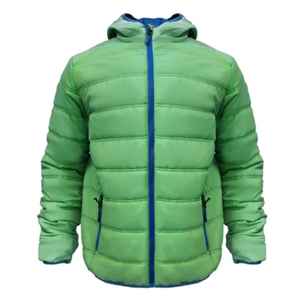 Vente en gros de blouson bombardier pour hommes en nylon personnalisé Manteaux épais d'hiver Capuche Tissu de toile respirant Vente à chaud Design à bulles - Product Image 3