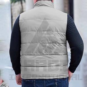 Chaqueta de Plumón de Diseño Nuevo, Chaleco de Plumón Personalizado al por Mayor con Logotipo, Chaleco Ligero de Plumón con Mangas Medias para Hombre - Product Image 4