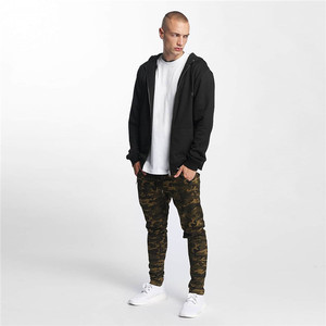 Sudaderas con Cremallera de Diseño para Hombre, 100% Algodón, Felpa Lisa de Alta Calidad, Logotipo Personalizado, Bordado, Estilo Urbano de Invierno - Product Image 3