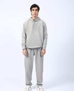 2025 fabricant hommes tissage inversé à capuche contraste coton polaire blanc pull sur point personnalisé réversible Premium à capuche - Product Image 3