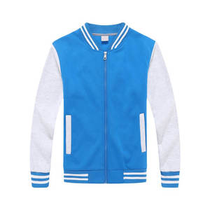 Blousons de baseball personnalisables pour hommes en molleton chenille brodé, col montant, style universitaire, avec logo personnalisé, service OEM - Product Image 1