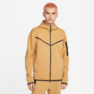 Chándal de lana tecnológica para hombre, ropa de calle de moda con logotipo personalizado, manga larga, chándal de lana tecnológica transpirable de secado rápido, OEM - Product Image 2