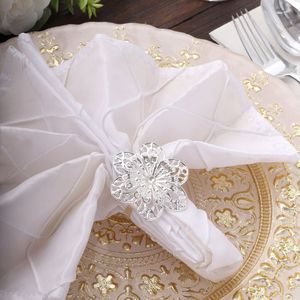 ห่วงใส่ผ้าเช็ดปากลายใบไม้ดีไซน์เรียบง่ายเป็นมิตรกับสิ่งแวดล้อมห่วงใส่ผ้าเช็ดปากทำจากโลหะสีทองสำหรับร้านอาหาร - Product Image 2