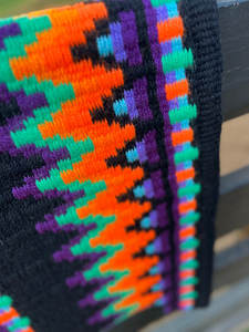 Western Show Horse Saddle Blanket Diseño de Nueva Zelanda Manta de sillín de lana hecha a mano Top Wool Saddle Pad Size - Product Image 2