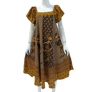 Chrrysanta elegante vestido de noche modesto para el verano modelo Batik indonesio Material fresco - Product Image 2