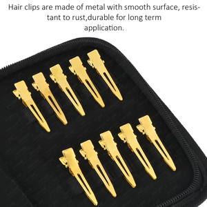 Outils d'extension de cheveux 2025 Barber Styling Sectionnement Salon de coiffure Section métallique Pinces à cheveux Métal Canard Bill Clip pour la coiffure - Product Image 6