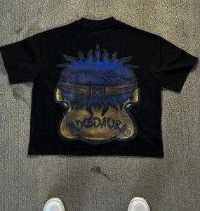 T-shirt en jersey décontracté pour hommes Motif solide Col en O Manches courtes Crop Top Design DTF Impression Noir Blanc Slim Fit Oversized Fit - Product Image 3