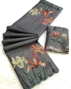 Indian Trend Setter Rich & Royal Look Diseñador indio Último Sari impreso Sari tradicional indio Sari Exclusivo Fiesta Ropa nupcial - Product Image 1