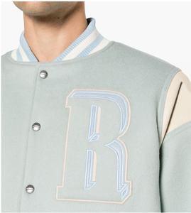 Veste universitaire courte boutonnée pour hommes, style hip-hop, personnalisable, vintage, old school, en laine, pour le basketball - Product Image 4