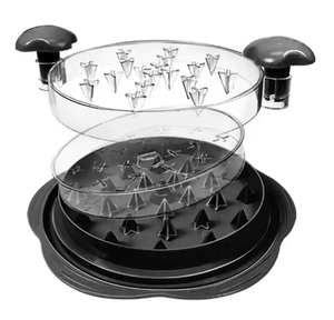 Déchiqueteur à poulet en plastique PP léger, réutilisable, portable, facile à nettoyer, en forme de fleur, vente chaude - Product Image 5