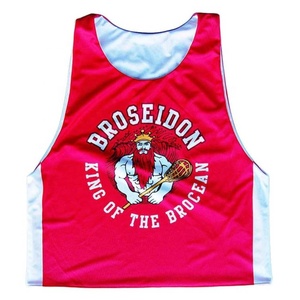 Vente en gros de vêtements de sport en maille doux et confortables Pinnies de crosse Uniforme de maillot de crosse cousu réversible professionnel - Product Image 1