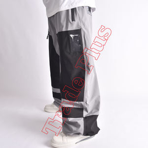 Venta al por mayor cintura elástica pantalones de nieve BaggySnow pantalones holgados cortavientos impermeable mujeres ropa de esquí pantalones de esquí Hipster holgados - Product Image 3