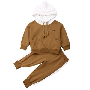 Pull haute qualité personnalisé Logo impression survêtement pour garçons enfants hiver Collection tendance tenues pas cher taux 2026 - Product Image 5