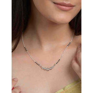 NOVAMART Fine Pure Silver Mangalsutra Cultural Collectible Jewelry Gift for <b>Wives</b> Wholesale Export - Product Image 5