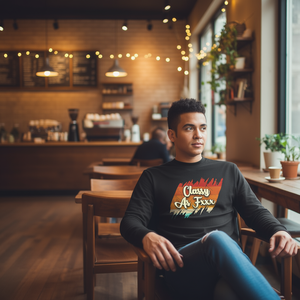 Camiseta de manga larga retro Oxymoron de Classy As F Fun - Product Image 3